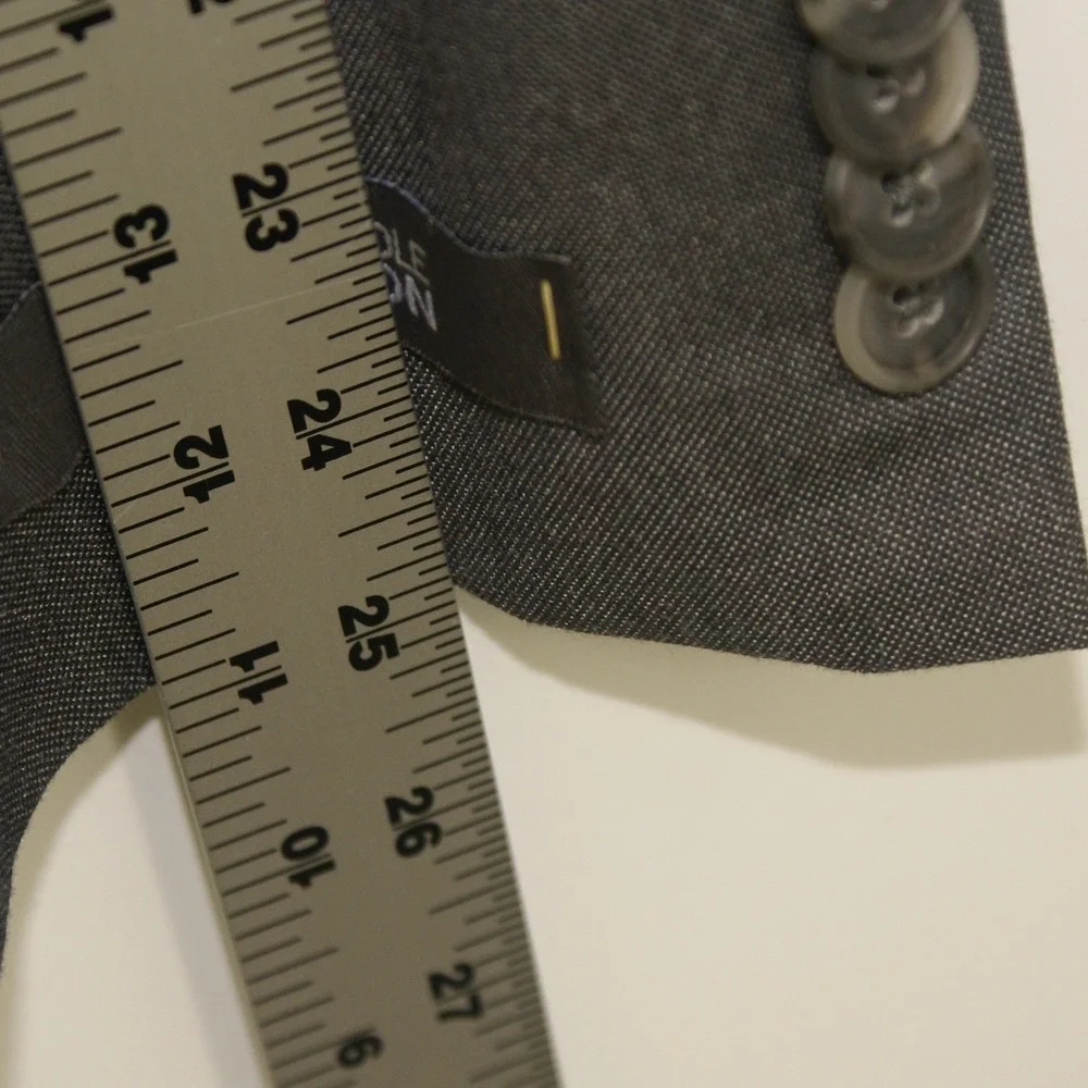 Kenneth Cole Reaction Mens Blazer 38R Mid Grey 2 Button Suit Jacket NEW L1091